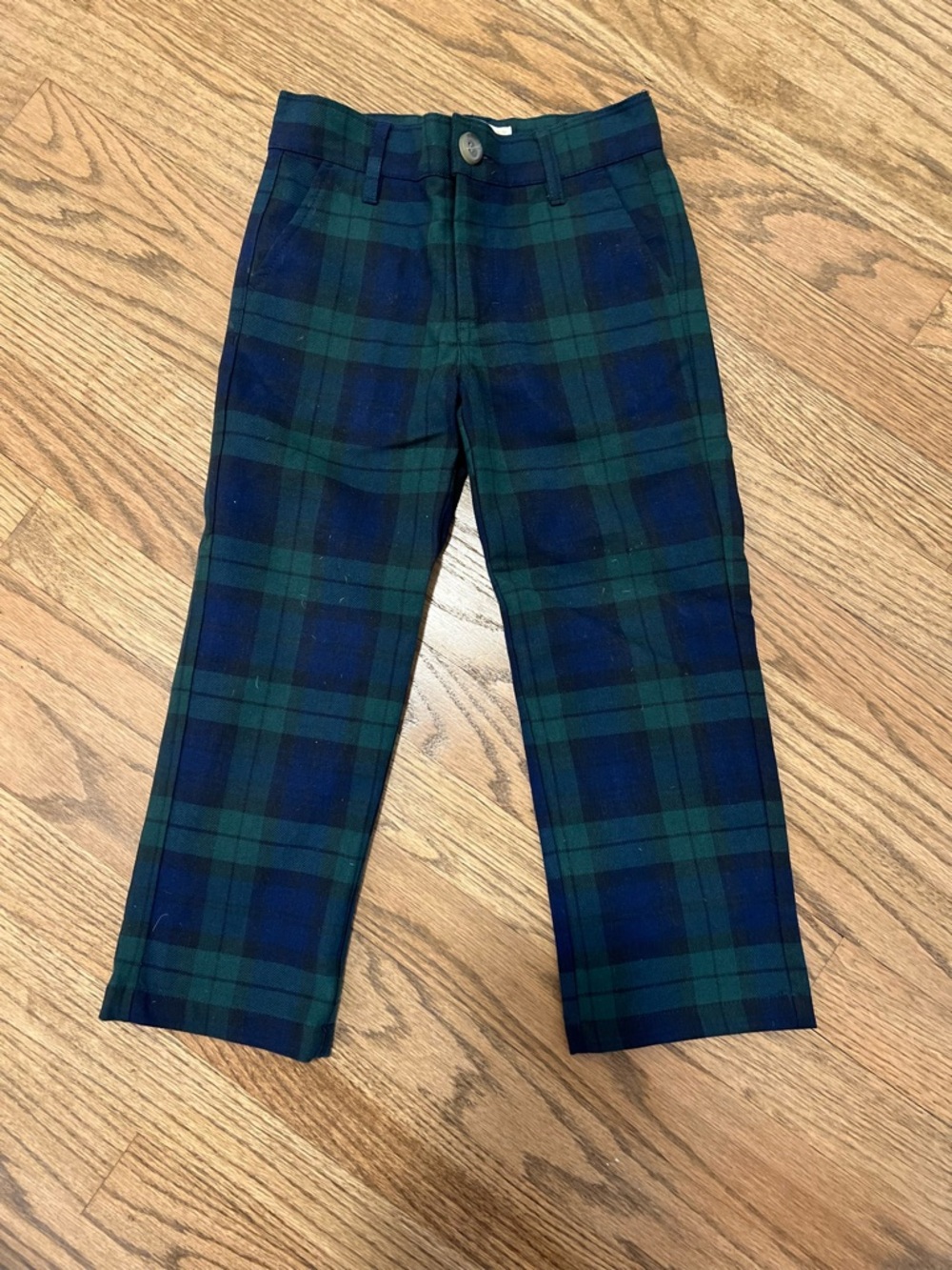 The Beaufort Bonnet Company Green and Navy Plaid Dress Pants